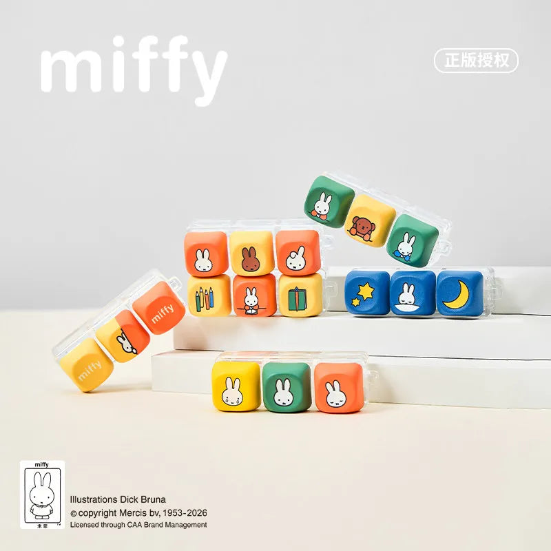 Miffy Keycap Series Blind Box Keychain Collectible Desktop Decor Cute Rabbit Mechanical Keyboard Caps Stress Relief Gift