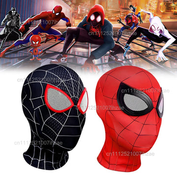 1/2PCS Spiderman Breathable Masks High Elastic Hat Funny Spider Lens Adult Children Cosplay Party Halloween Costume Accessories