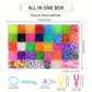 12 Grid/24 Grid/40 Rubber Bands Bracelet Kit Rubber Band Filling Loom Kit Weaving DIY Craft Gift Loom Kit Toys for Girls