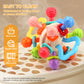 Baby Toy Manhattan Round Ball Soft Silicone Hand Grab Ball Rattle Infantil Chewable Teethers Toys For Infant 0M+ Gifts