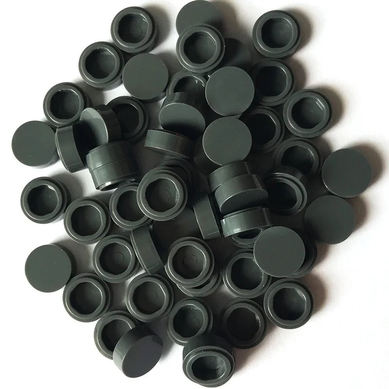 200pcs/lot Tile 1x1 Round Special Brick Building Block Small Particle Bulk Bricks Parts Diy Toy