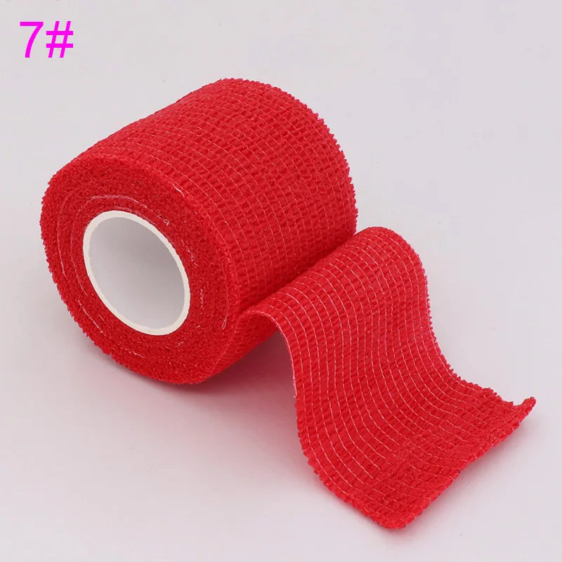 COYOCO Colorful Self Adhesive Elastic Bandage 4.8m Sports Wrap Tape For Knee Support Pads Finger Ankle Palm Pet Tattoo Wrist