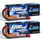 1/2pcs Zeee 3S 5200mAh Lipo Battery 11.1V 80C with T/XT60/EC3/5 Plug Hardcase for RC Car Buggy Truck FPV Drone RC Model Parts