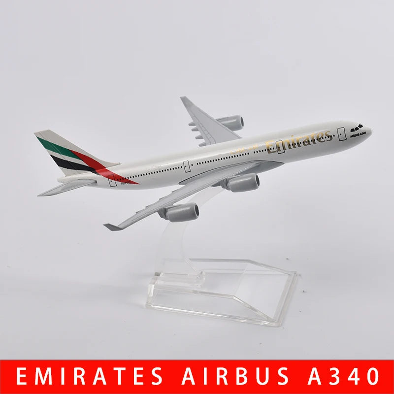 JASON TUTU 16cm Lufthansa Airbus A340 Plane Model Airplane Model Airbus Aircraft Model 1:400 Diecast Metal Airplanes Plane Toy