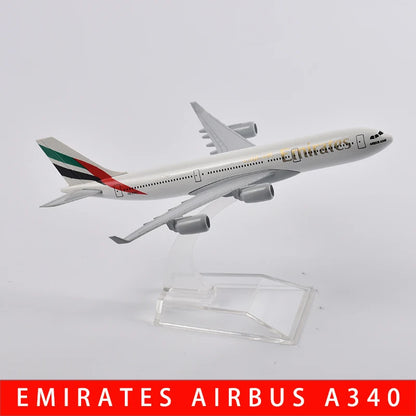 JASON TUTU 16cm Lufthansa Airbus A340 Plane Model Airplane Model Airbus Aircraft Model 1:400 Diecast Metal Airplanes Plane Toy