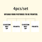 2/3/4/5/6pcs Custom Canvas Printing Personalized Photo Suitable for Family Life Pets Scenery Couple Weddings Home Decor Poster