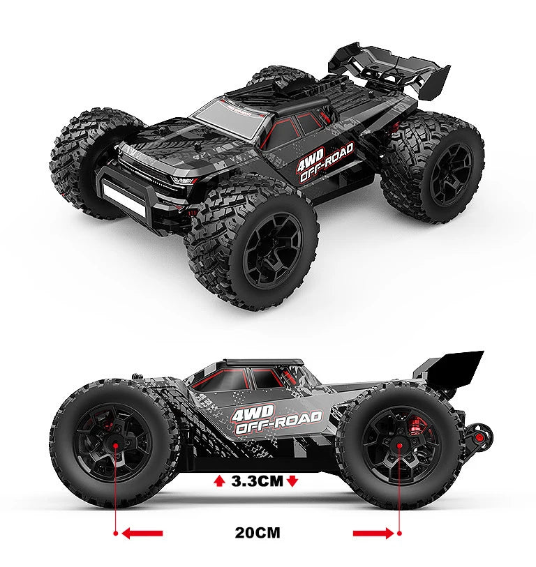 MJX Hyper Go 14207 1/14 Brushless RC Car RTR Dual Car Shells 4WD Off-Road Vehicle Professional Proportional Control RC Car