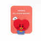 BT21cartoon cute silicone handheld phone stand kawaii retractable airbag earphone winder fan support anime merchandise wholesale