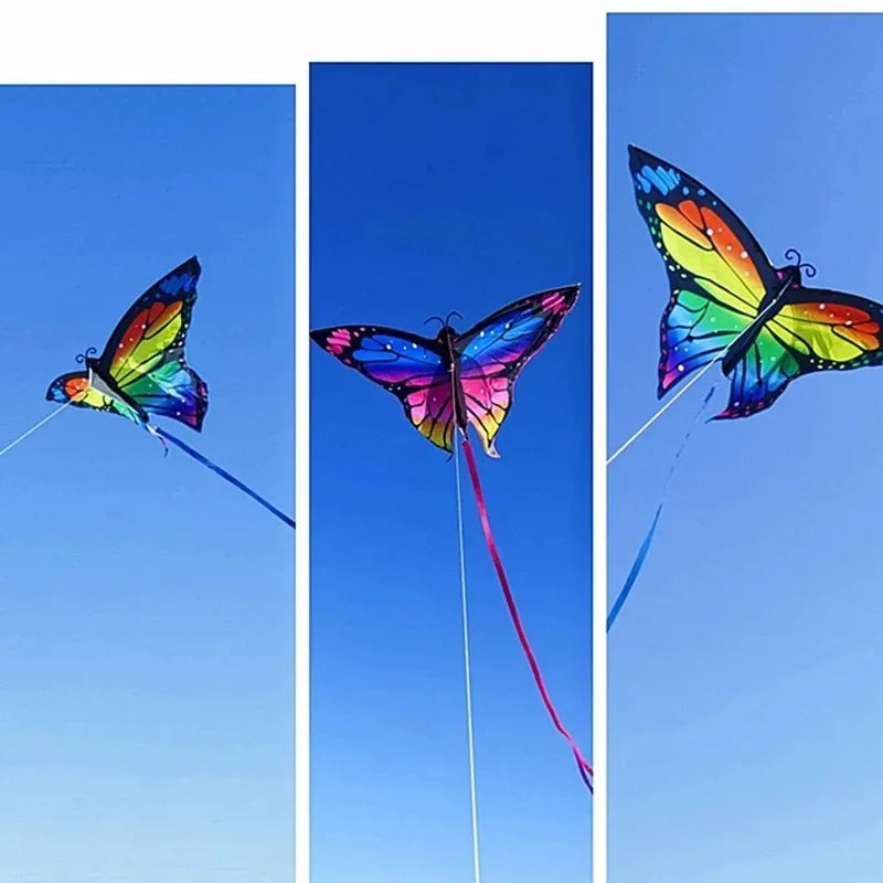 Butterfly Kite Steering Beautiful Butterfly 1.45m Kite Air Bounce with Kite Line Children's Kite Outdoor Sports