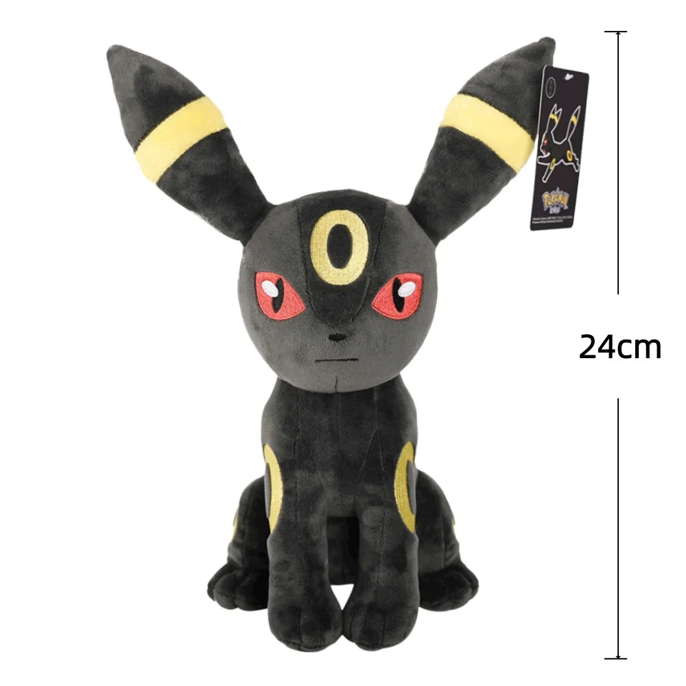 Pokemon Sylveon Plush Anime Cartoon Collectible Figurine Toy Kawaii Eevee Stuffed Doll for Kids and Adults