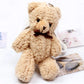 New Joint Teddy Bears Brand New High Quality Stuffed Plush Soft Mini 14CM Bear Plush Pendant Gifts Christmas Wedding Gifts