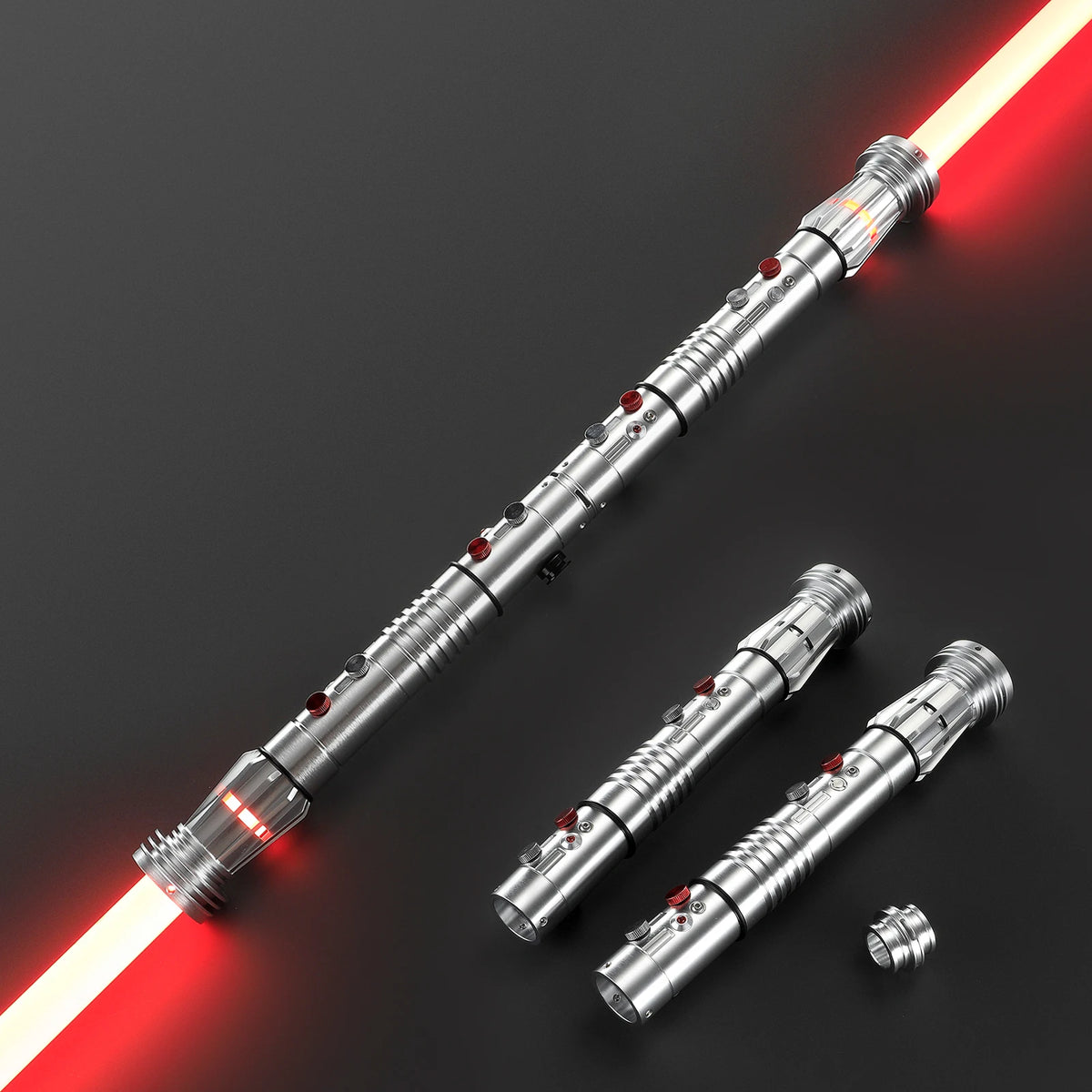 Maul Double Bladed Lightsaber Comes with 2 Handles and 2 Blades