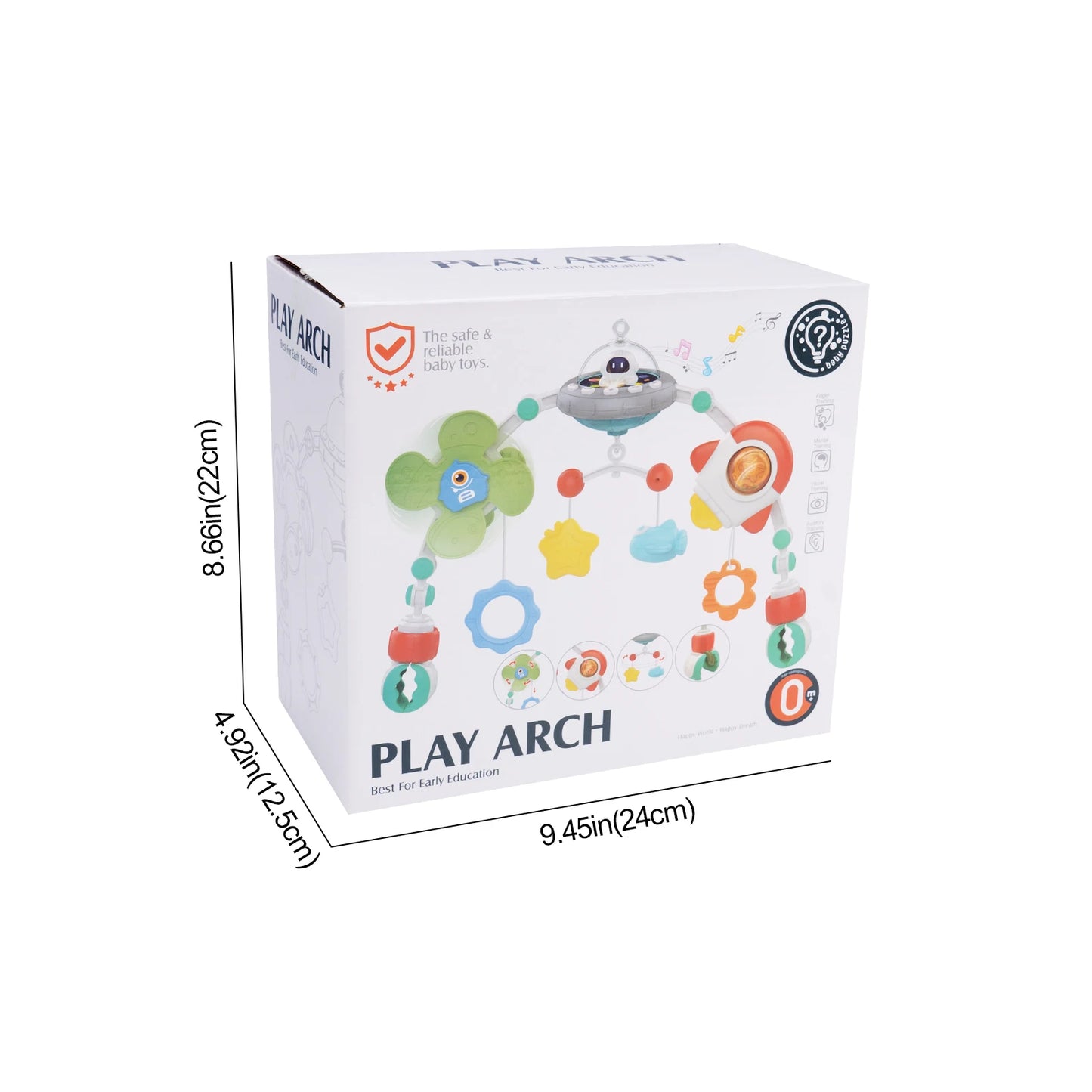 Baby Stroller Arch Toys Bouncer Toy Pram Activity Arch Toys Fine Motor Skills Toys Sensory Development Arch Baby Car Seat Toys