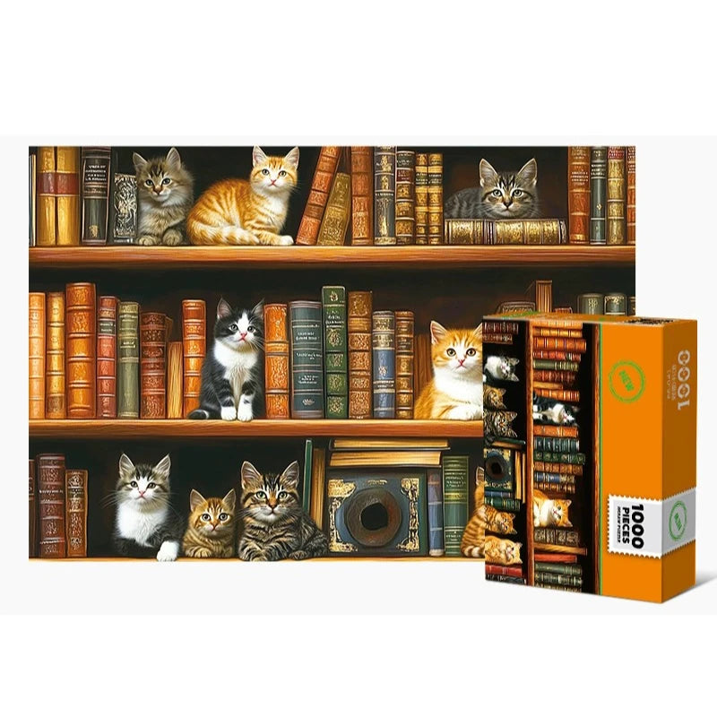 Micro Puzzle Puzzle 1000 Pieces Mini Landscape World Famous Painting Paper Decompression Healing Creative Educational Toy Puzzle