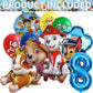 PAW Patrol Birthday Party Decoration Tableware Tablecloth Plates Cup napkin gift bag Balloons PAW Patrol Party Favors Supplies