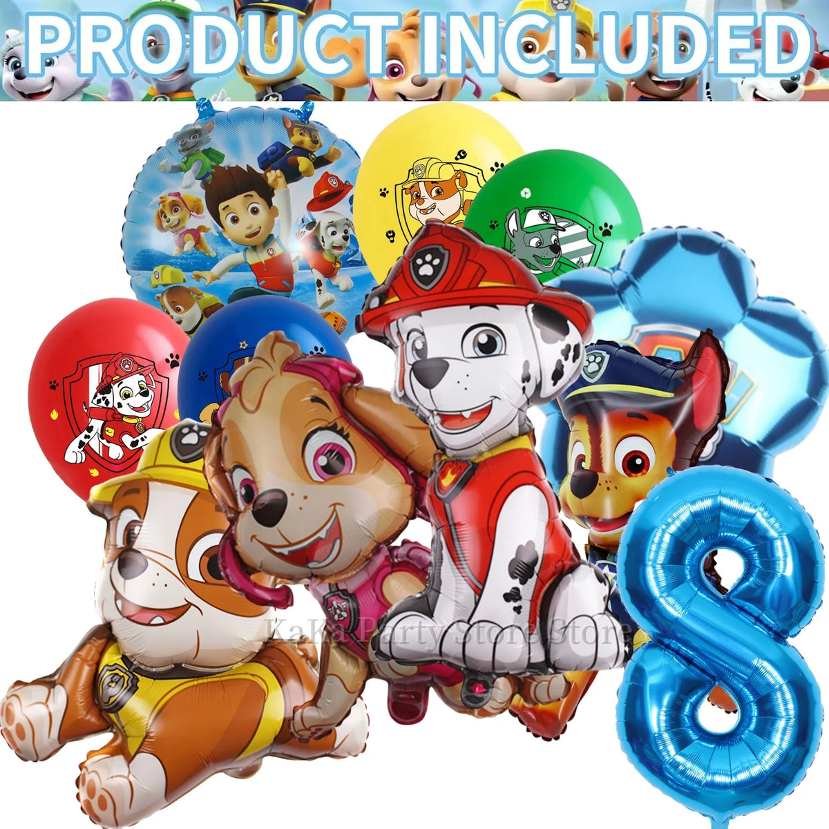 PAW Patrol Birthday Party Decoration Tableware Tablecloth Plates Cup napkin gift bag Balloons PAW Patrol Party Favors Supplies