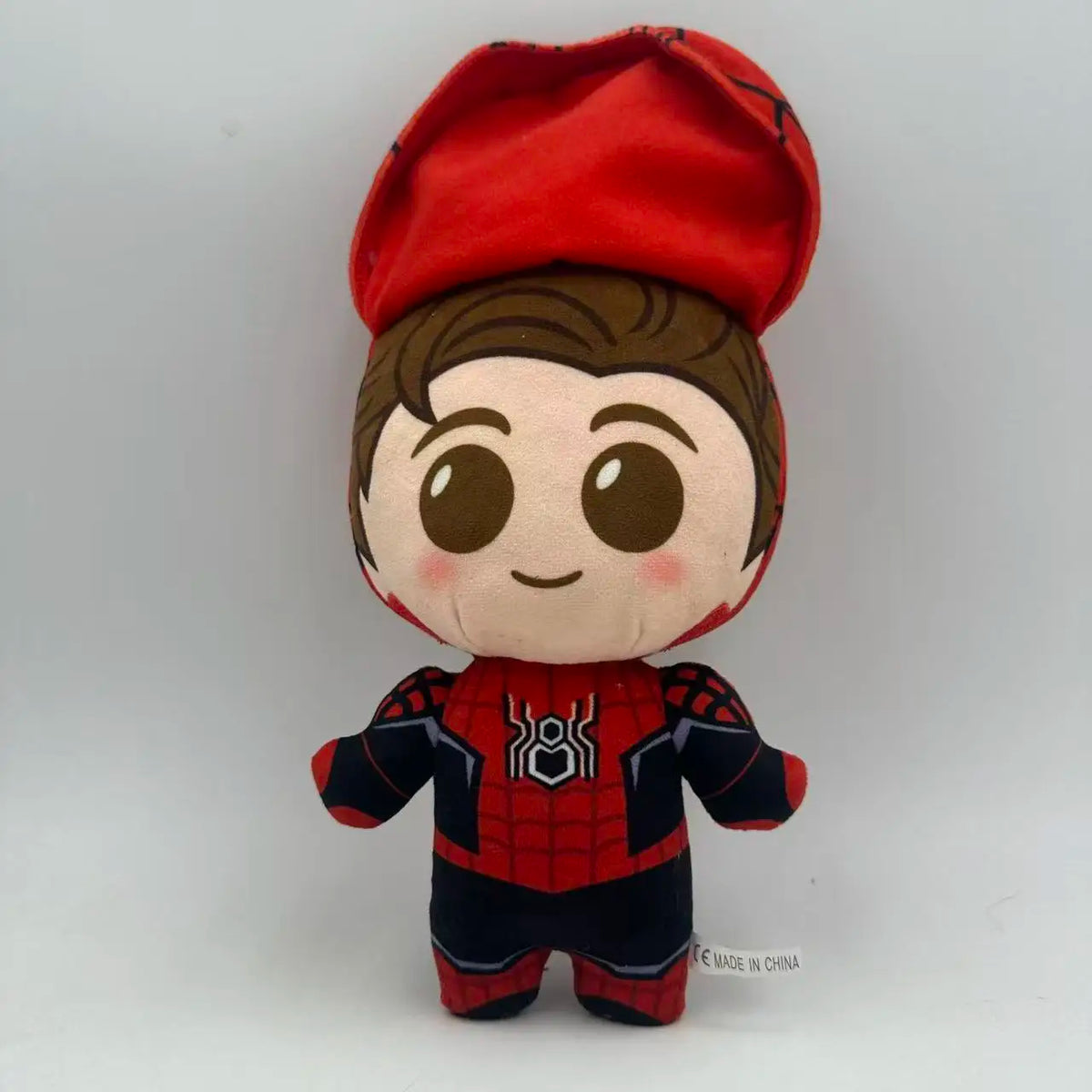 24CM Anime Spiderman Plush Toys Into the Spider-Verse Gwen Peter Parker Noir Dolls Soft Stuffed Toy For Kids Gift
