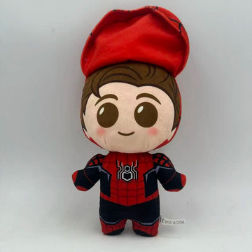 24CM Anime Spiderman Plush Toys Into the Spider-Verse Gwen Peter Parker Noir Dolls Soft Stuffed Toy For Kids Gift
