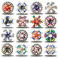Rainbow Fidget Metal Spinner Colorful Finger Spinners High Speed Hand Spinners Fidget Toys for Stress Anxiety Relief for Adults