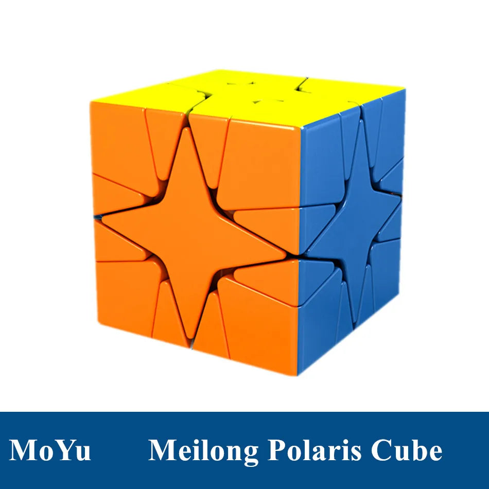 [ECube] MoYu Cubing Classroom Meilong Polaris Cube Stickerless Mofangjiaoshi Magic Puzzle Cube Educational MoYu Polaris Cube Toy