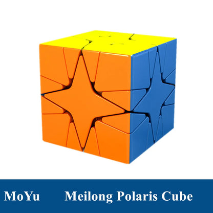 [ECube] MoYu Cubing Classroom Meilong Polaris Cube Stickerless Mofangjiaoshi Magic Puzzle Cube Educational MoYu Polaris Cube Toy