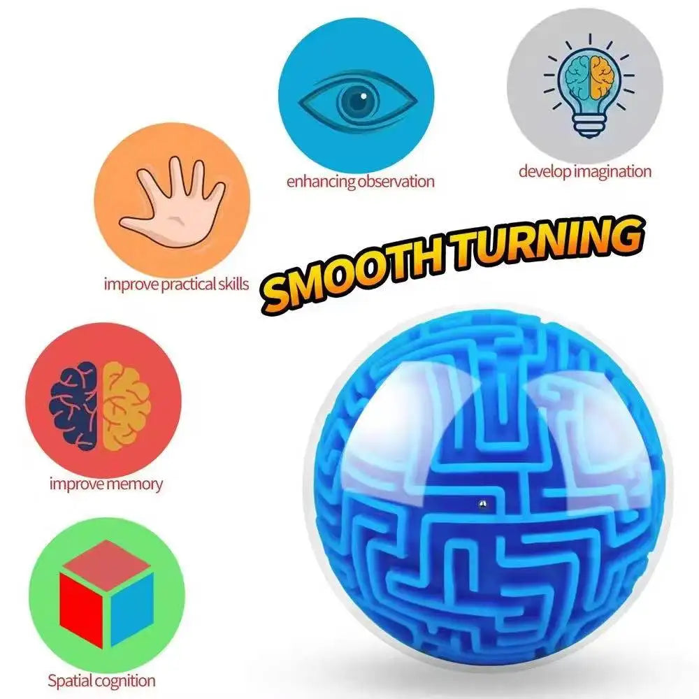 3D Maze Magic Cube Fidgeting Toys Kids Labyrinth Creative Puzzle Intelligence Cube Logical Thinking Anti Stress Educational Toys