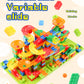 84-504PCS Marble Race Run Blocks Maze Ball Track Toy Compatible city Building Blocks Funnel Slide Blocks Toys DIY Bricks Toys