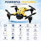 Brushless Aerial RC Drone 8K Triple Camera 5G Transmission 7 Level Wind Resistance Optical Flow Hover Folding Portable Drone