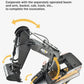 HUINA 1592 1:14 Scale RC Excavator 22 Channels 2.4G Semi-Alloy Remote Control Engineering Crawler Tractor Children's Gift