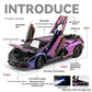 1:24 Lamborghini Revuelto Spray Plating Version With Water Spray, Fog Effect Realistic Simulation Alloy Model Boy Gift