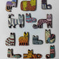 Cute Cat Shaped Wooden Jigsaw Puzzle Focus & Stress Relief Toys Irregular Unique Creative Ideal Gift for Kids Boys Girls
