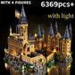 Magic Movie Castle School Micro Building Blocks Street View Architecture MOC Architecture Scenery Toy Christmas Birthday Gifts