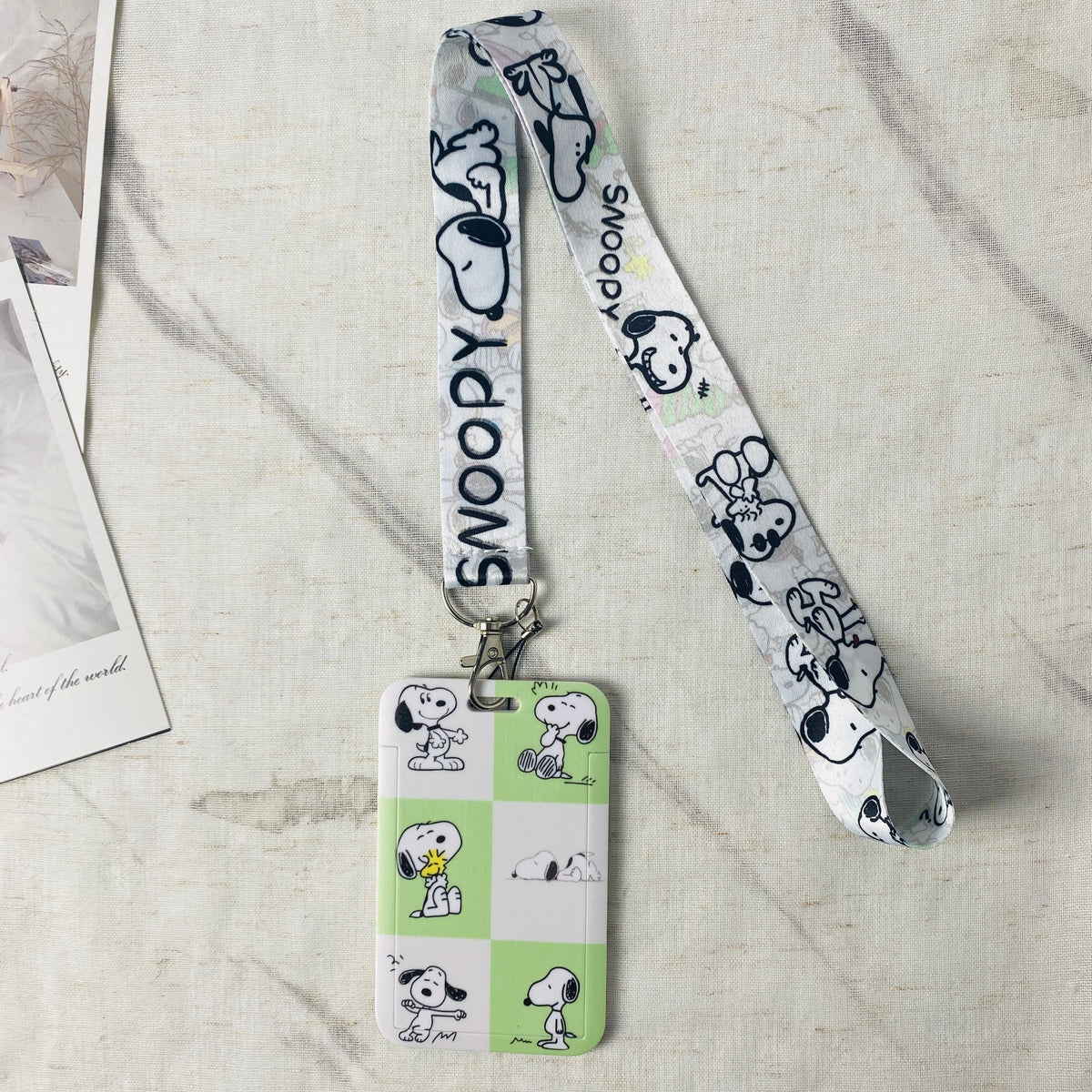 Credential Holder Cartoon Animal Neck Strap Lanyard for Key Keychain USB Badge Holder Keyring Accessories Gifts