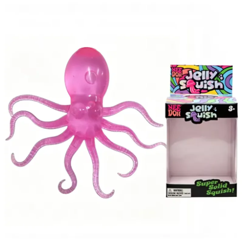 Jellyfish Maltose Squishy Toy Soft Squeeze Cute Jelly Fish Anti Stress Relief Relax Fidget Ball Fun Toy for Friends Gifts