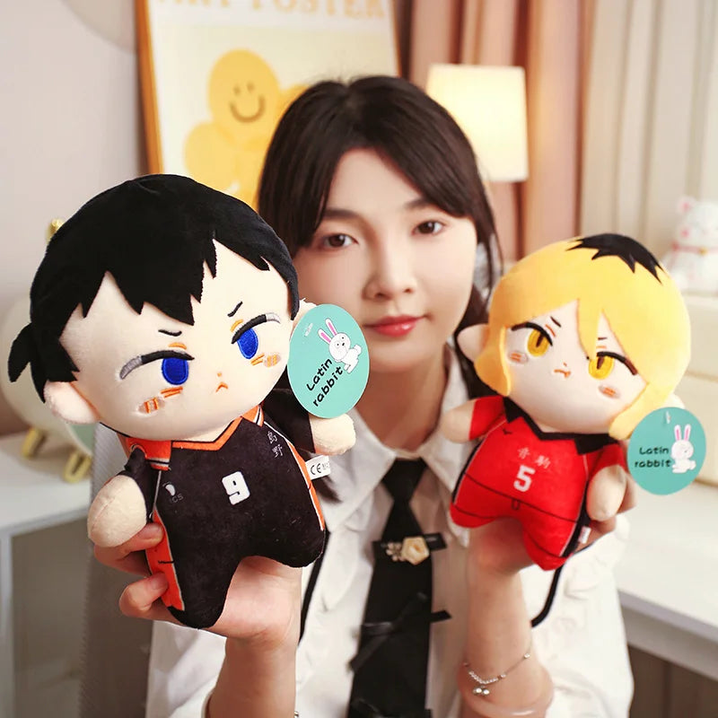26CM Cute Cartoon Haikyuu Plush Toy Kuroo Tetsurou Oikawa Tooru Kei Tsukishima Tobio Kageyama Volleyball Stuffed Doll Gifts