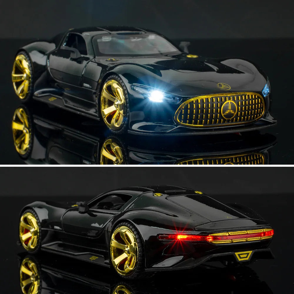 1:32 GT Super Concept Car Diecast Metal Alloy Model Car Hobbies High Simulation Collections Ornaments Boyfriend