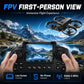 Drone Full Four Way Protection Modular 600mAh Battery Long Battery Life 40Mins Charging Strong Power Portable Outdoor RC Drone Toy