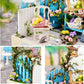 Mini Miniature Dollhouse DIY Small House Kit Making Room Toys Home Bedroom Decorations With Furniture Wooden Craft Doll Houses