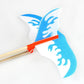 Rubber band airplane powered glider airplane set small ornaments flying games playing children, students and adults outdoor spor