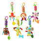 Baby Toy Plush Bed Hanging Pendant Baby Plush Cute Cartoon Animal Wind Chime Stroller Hanging Teether Stroller For Newborn Gifts