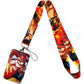 Anime Cartoon Credential Holder Keychains Neck Lanyard For Pass Card Anime Credit Card Holder Keychain Straps Wholesale