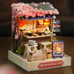 Mini Miniature Dollhouse DIY Small House Kit Making Room Toys Home Bedroom Decorations With Furniture Wooden Craft Doll Houses