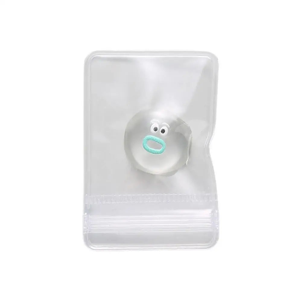 1-20pcs Mini Cute Transparent Fidget Small Silicone Emotion Fidget Poppers Sensory Fidget Toys Soft Funny Stress Relieving Toys