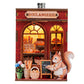 Fridge Magnet DIY Book Nook Kit 3D Puzzle Toy Dollhouse Shop Animal Mini House Furniture Creative Assembly Model Decoration