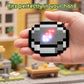 Compass Pixel Wind Peripheral Design Toy Trinket Use Movable Compass Keychain Pendant Real-world Use Toys Fans Gift
