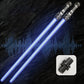 2 in 1 Telescopic Glow Light Sword 7 Color Changing Flashing Stick with Battle Sound Cosplay Party Prop Interactive Play Toy