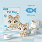 18 Styles Little Dog Cat Cute Pet Small Building Block Model Series Ornaments Children's Toys Miniature Bricks