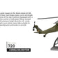 Wltoys K170 RC Helicopter UH-60L 4 Channel Remote Control Brushless Helicopters with Gyro and LED Light Durable Airplane Toy