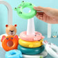 New Baby Toys 0-12 Montns Puzzle Pyramid Tower Cup Stacking Toys Montessori Educational Beach Kids Pool Bathtub Toy Kids Gift