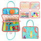Busy Board Montessori Sensory Toy – Educational Travel Activity Board